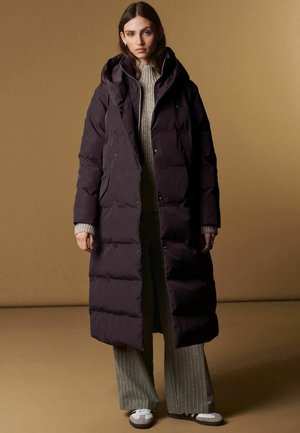 Next LONGLINE - Zimný kabát - grape purple