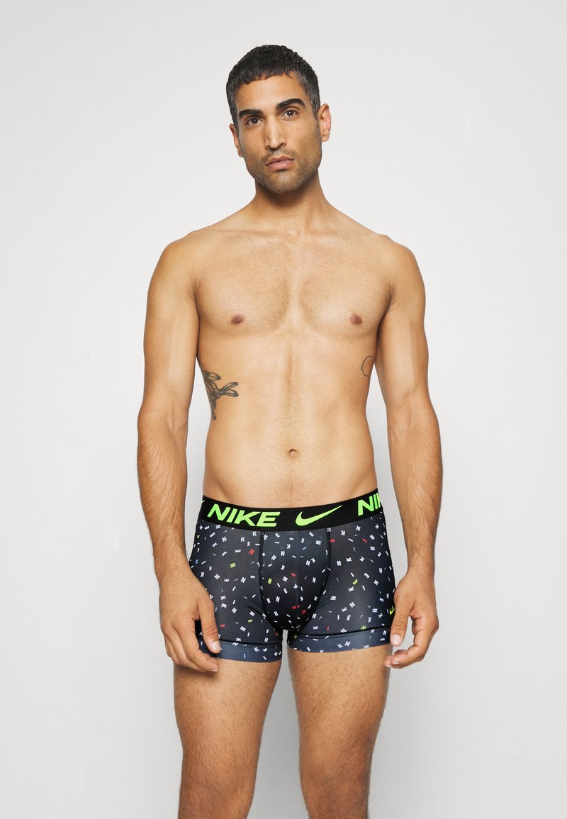 Nike Underwear ESSENTIAL TRUNK 3 PACK - Boxer alsónadrág - swooshfetti/anthracite/black