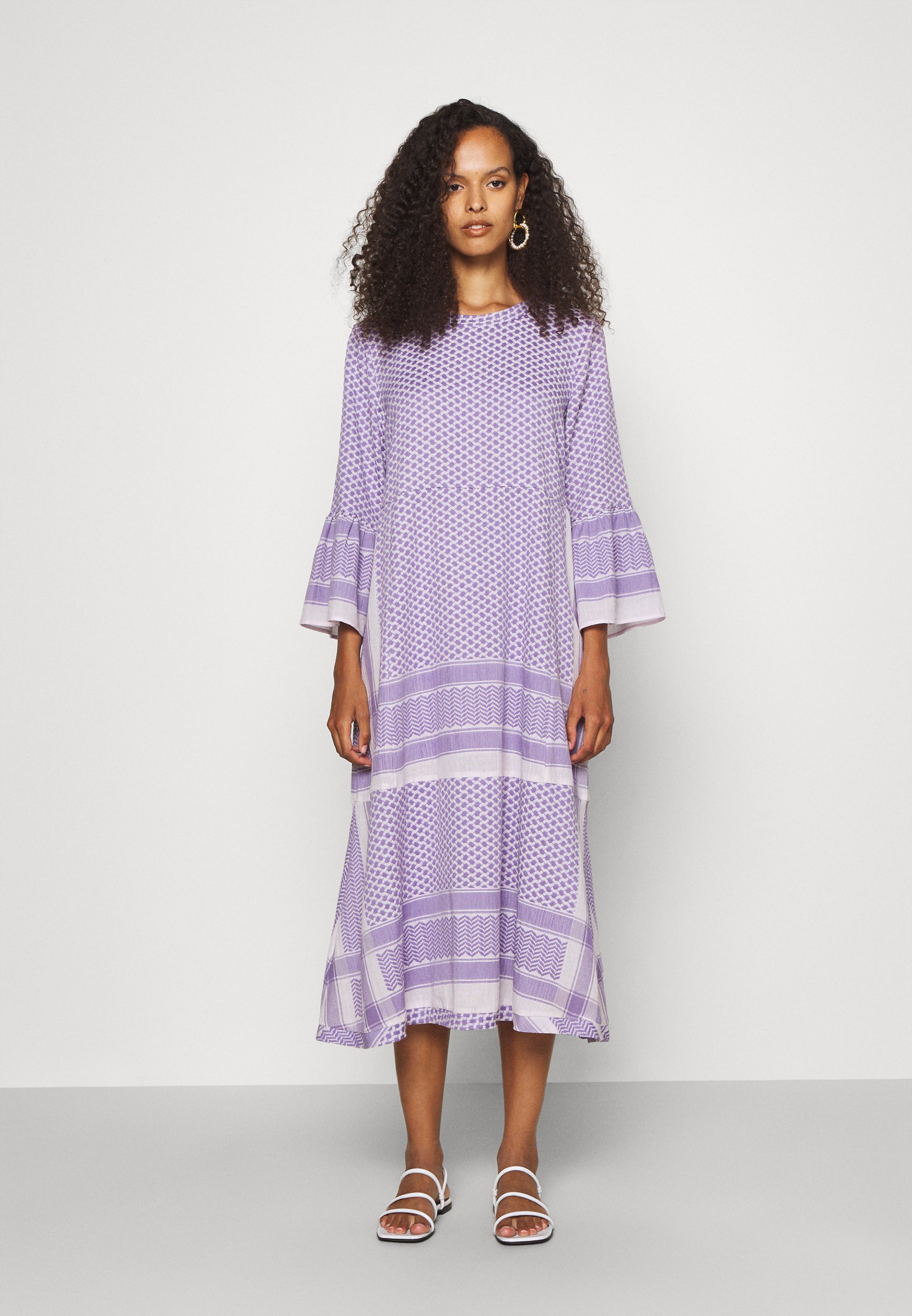 lavender silk robe