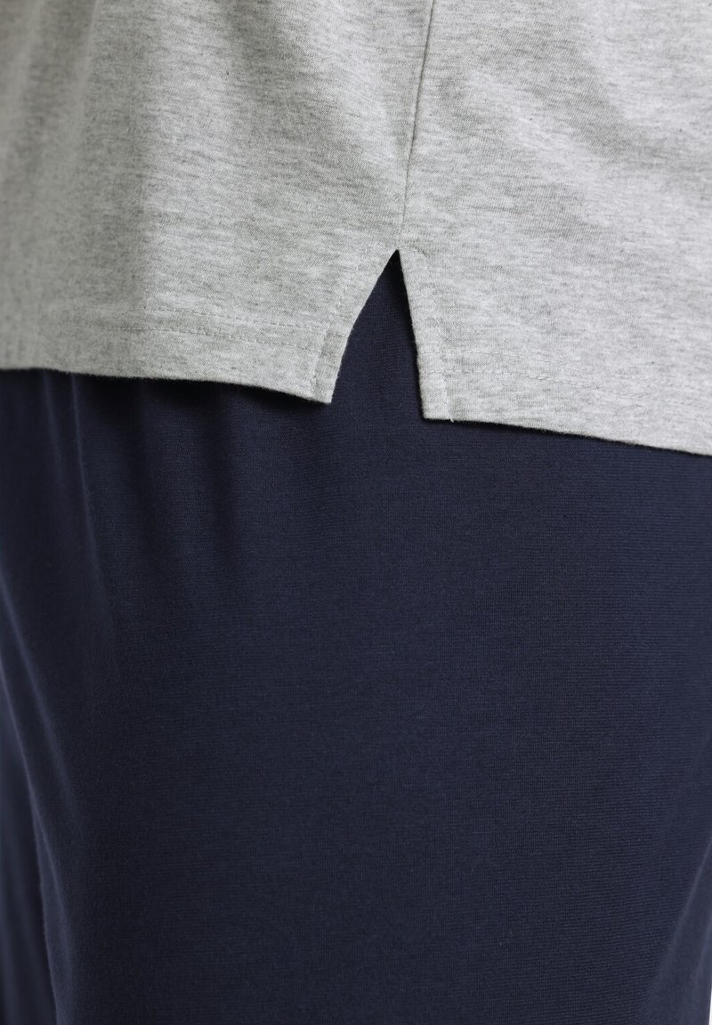 Herren Pyjamas | Jan Vanderstorm TJAREK Nachtwäsche Set grau blau/grau - PC69630 Herren Pyjamas | Jan Vanderstorm TJAREK Nachtwäsche Set grau blau/grau - PC69630