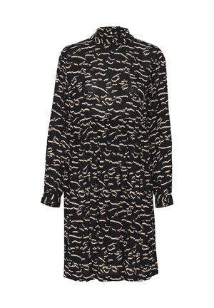 Kaffe KALUNA - Dienas kleita - black beige abstract print