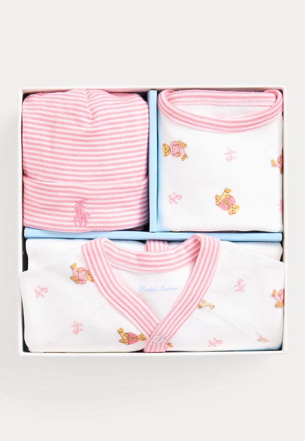 POLO BEAR COTTON THREE PIECE GIFT SET – Mütze