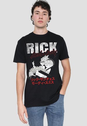 Rick And Morty, RICK AND MORTY MANGA - T-Shirt print - black