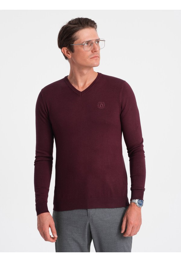 SWBS - Strickpullover - burgundy
