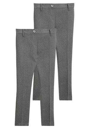 Marks & Spencer 2PACK LEG SCHOOL  - Pantaloni - grey