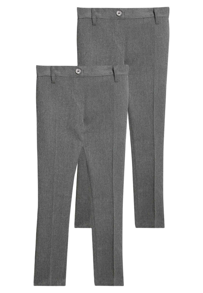 Marks & Spencer 2PACK LEG SCHOOL  - Tygbyxor - grey
