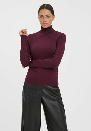 Vero Moda VMGLORY ROLLNECK  - Pullover - winetasting