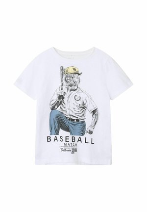 Print T-shirt - bright white