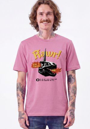 watapparel, RAWR UNISEX - T-Shirt print - bubble pink