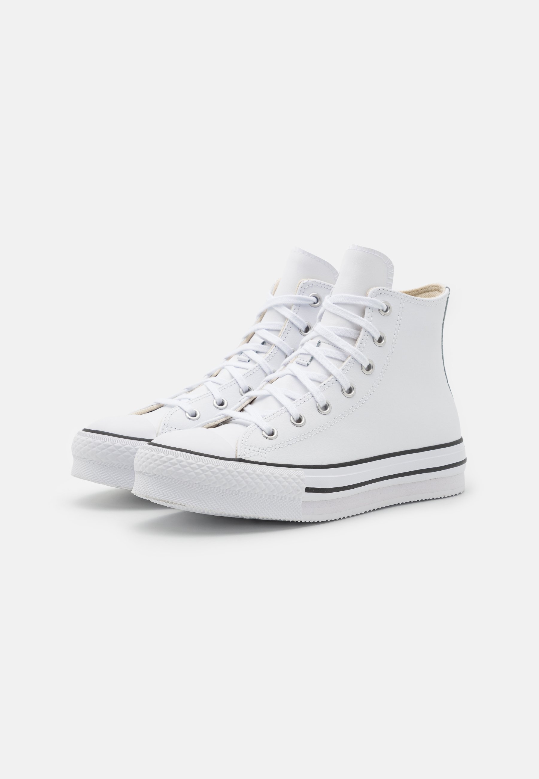 Converse CHUCK TAYLOR ALL STAR LIFT PLATFORM - Sneaker high - white/natural ivory/black