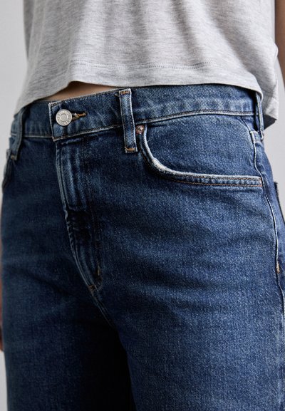 Agolde HARPER - Blugi loose fit - tempo dark marble indigo