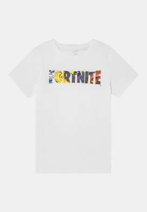 NKM FORTNITE FRAME BOX - T-shirt print - bright white