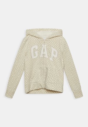 LOGO COZY GIRLS - Sweat zippé - birch