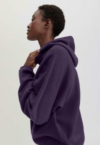 hessnatur UNISEX ACTIVE COMFORT - Felpa in pile - lavendelgrau