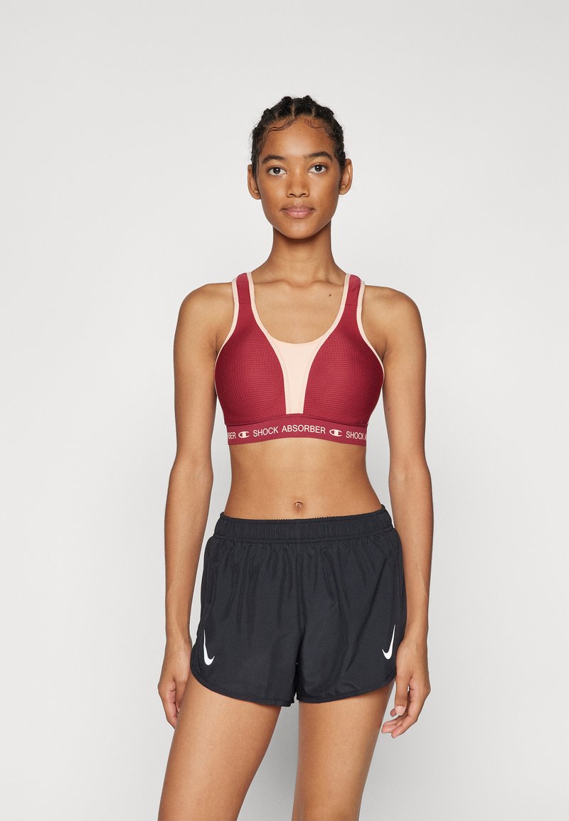 Shock Absorber ULTIMATE RUN BRA PADDED - Sports-BH-er med mye støtte - red