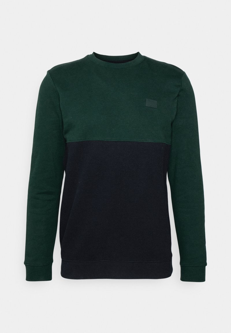 Herren Kapuzenpullover | TOM TAILOR DENIM CREWNECK WITH CUTLINE Sweatshirt deep green lake/dunkelgrün - MO89998 Herren Kapuzenpullover | TOM TAILOR DENIM CREWNECK WITH CUTLINE Sweatshirt deep green lake/dunkelgrün - MO89998