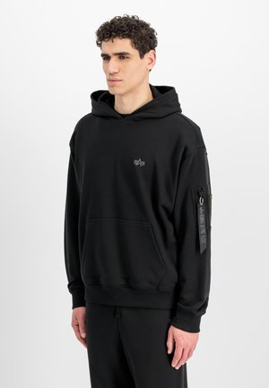 Alpha Industries, ALPHA INDUSTRIES MEN - HOODIES DTM ML HOODIE - Hoodie - black