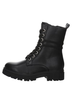 Stivaletti stringati - schwarz dunkel