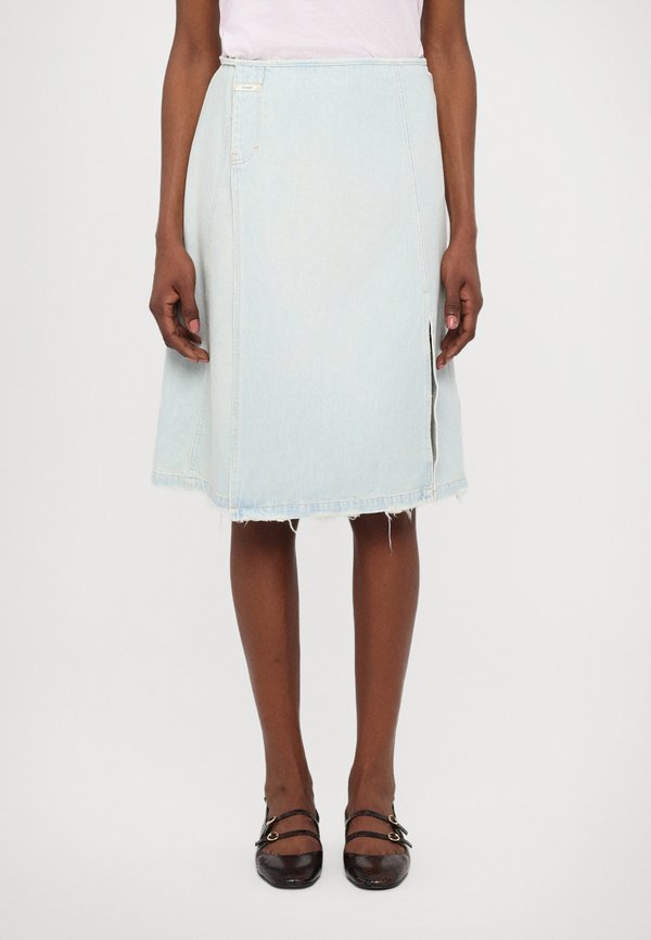 WRAP SKIRT - Denim skirt