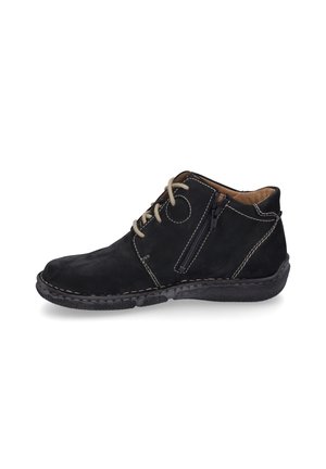NEELE - Lace-up ankle boots - schwarz
