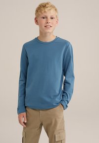 WE Fashion Top dugih rukava - blue