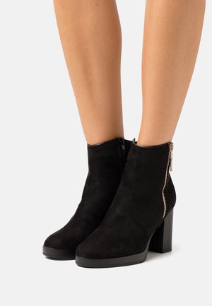 Anna Field Bottines à talons hauts - black