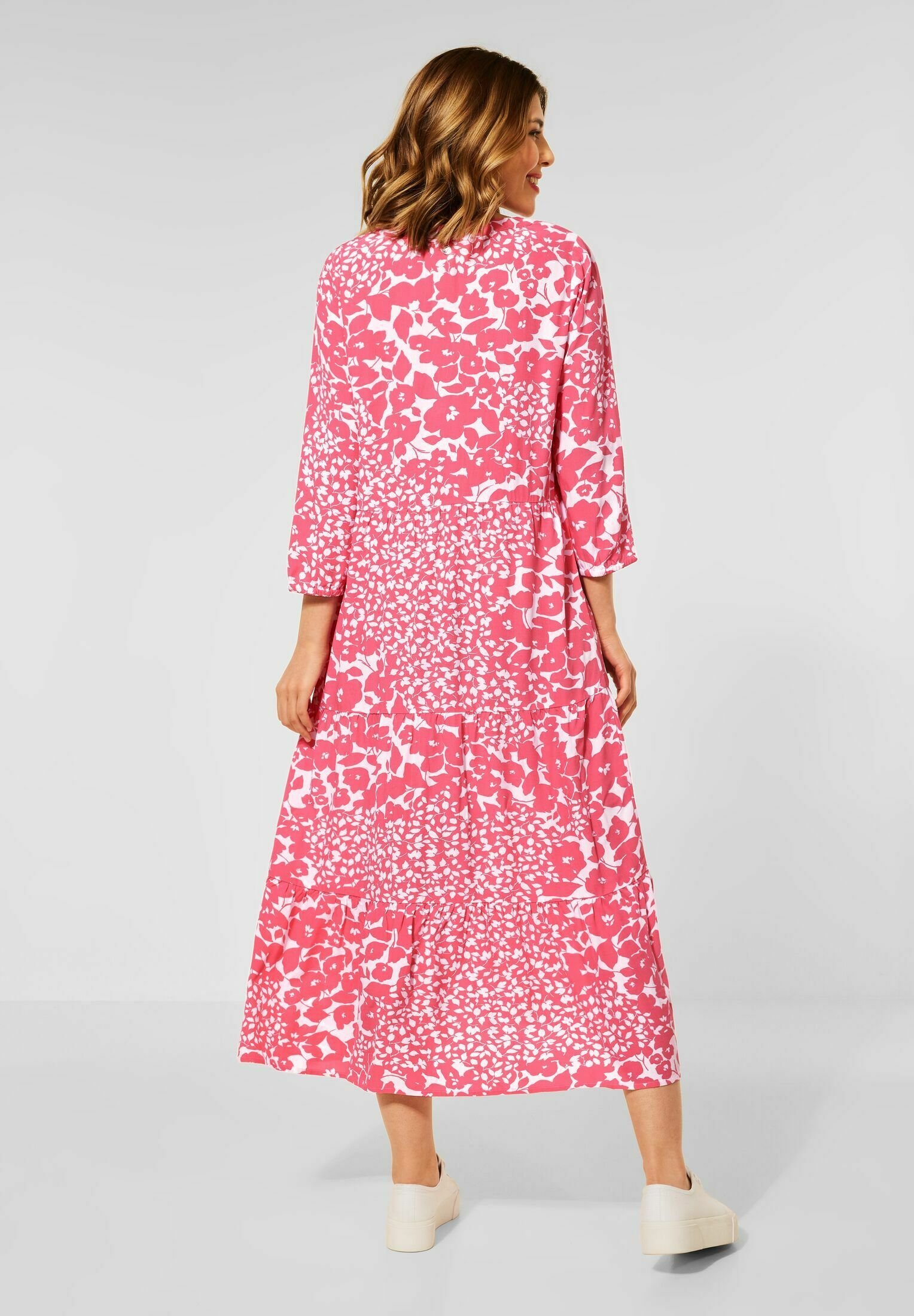 Street One MIT ETHNOPRINT - Freizeitkleid - pink/koralle - Zalando.de