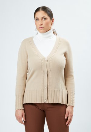CABLE - Cardigan - beige