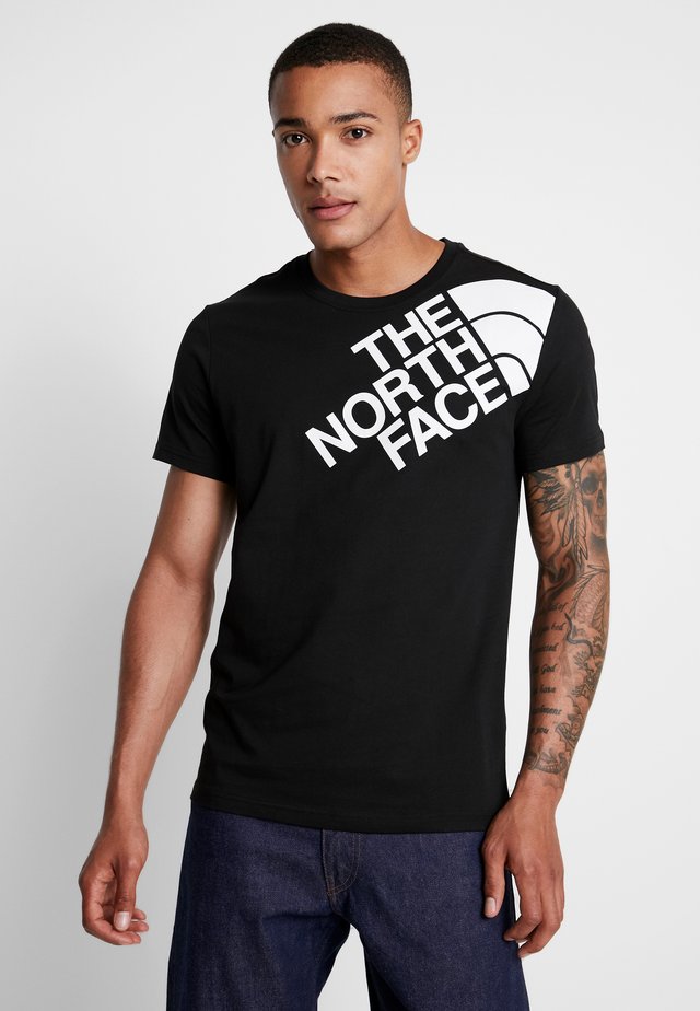 SHOULDER LOGO TEE - T-shirt print - black/white
