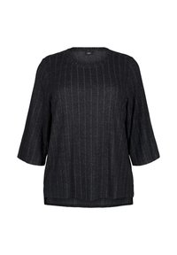Zizzi Blůza - black melange