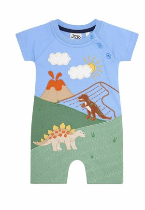 JoJo Maman Bébé REGULAR FIT - DINO SCENE - Jumpsuit - blue