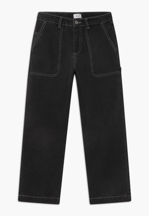 WIDE WORKER - Džíny Relaxed Fit - night black