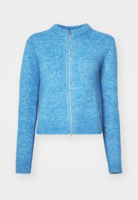 ODORA ZIP CARDIGAN - Casaco de malha - blue