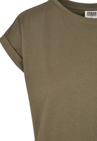 Urban Classics EXTENDED SHOULDER TEE - Pamata T-krekls - olive