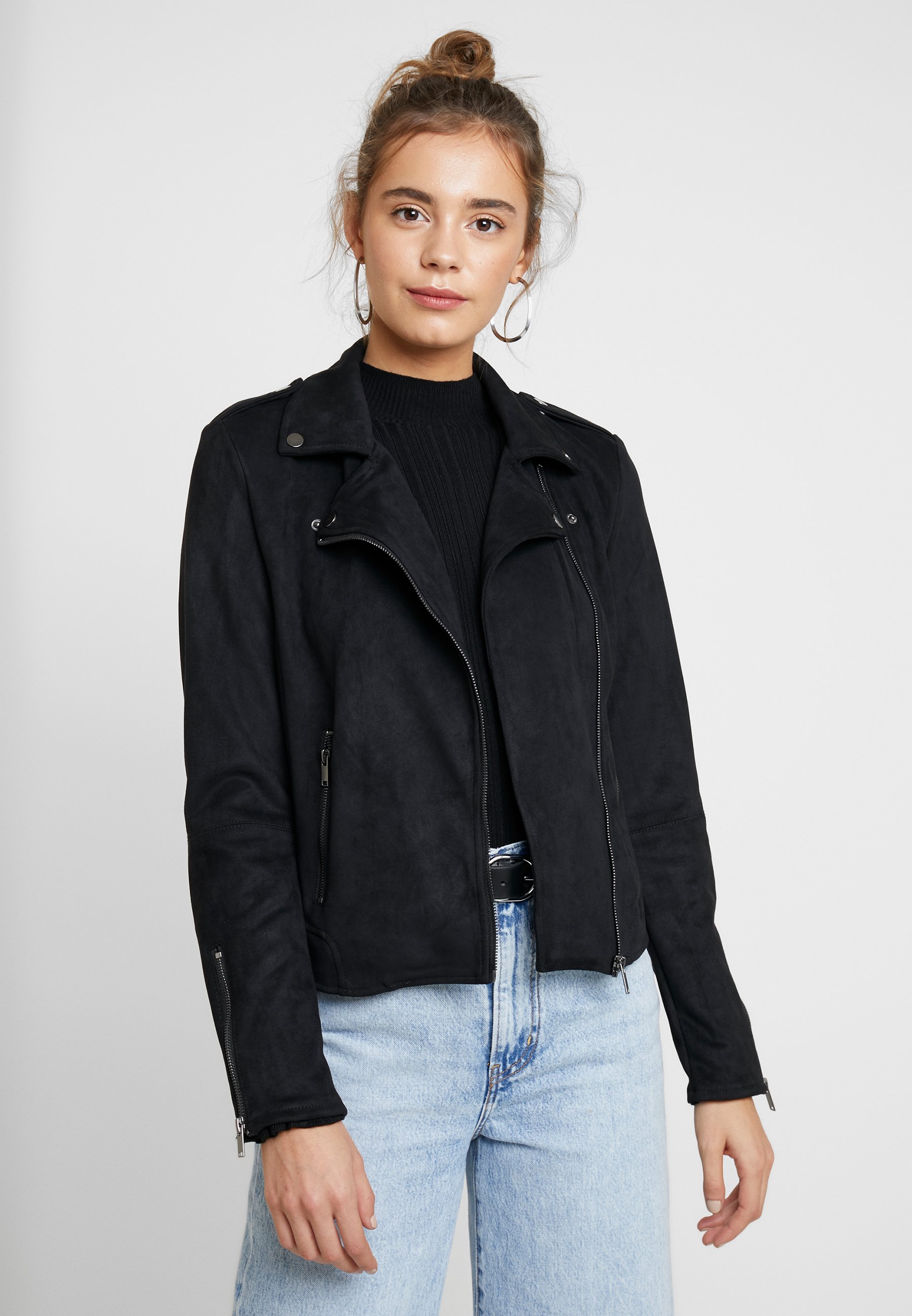vila faux leather jacket