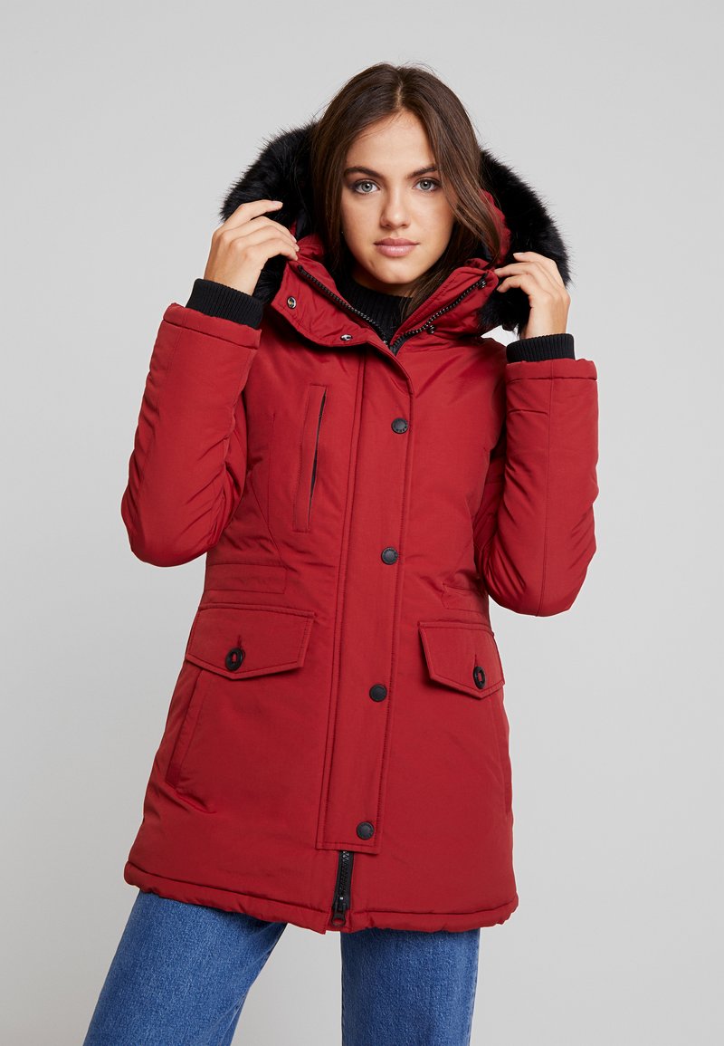 Superdry ASHLEY EVEREST - Płaszcz zimowy - brick red ...