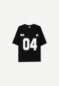SHORT SLEEVE V-NECK - Printtipaita - black