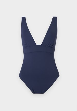 Lauren Ralph Lauren, MODERN V NECK - Fürdőruha - dark navy