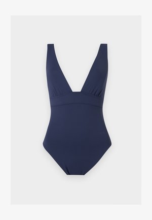 Lauren Ralph Lauren, MODERN V NECK - Fürdőruha - dark navy