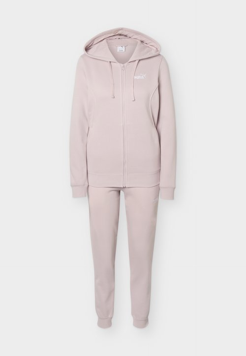 PUMA Chandal de Casual de Mujer Hooded Sweat Suit Full-Zip FL Rosa — photo 5