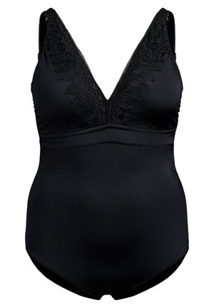 MIT STICKEREI - Uimapuku - black