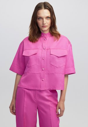 Overhemdblouse - fuschia
