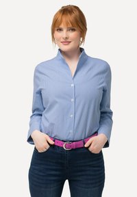 Ulla Popken STRIPED  - Camicia - light blue