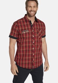 Jan Vanderstorm KURZARM EMYLS - Shirt - rot kariert