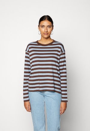 Långärmad tröja - brown/blue