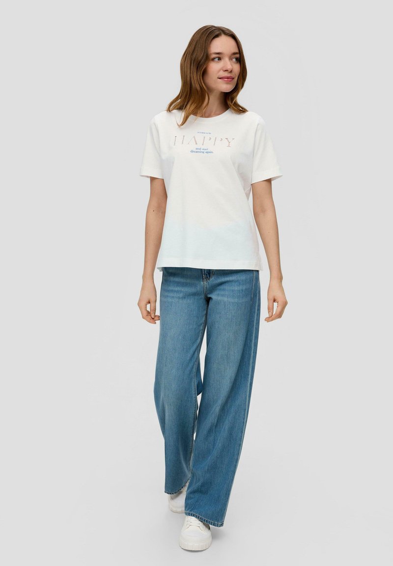 s.Oliver T-shirt print - creme