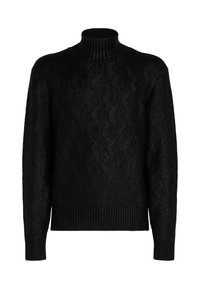 CHUNKY TURTLENECK - Svetrík - black