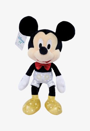 MICKEY MAUS 100 JAHRE JUBILÄUMS PLÜSCH GLÄNZENDES GLITZER - Knuffel - black