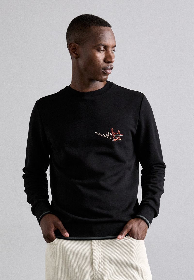 Paul Smith WITH CHEST EMBROIDERY - Sweatshirt - black