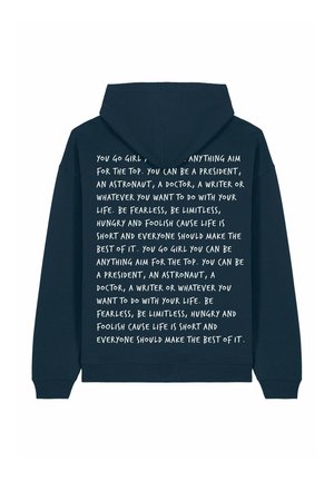 YOU GO GIRL UNISEX  - Sweatshirt - dark blue